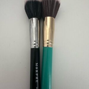 Morphe Makeup Brush Set - Black and Teal